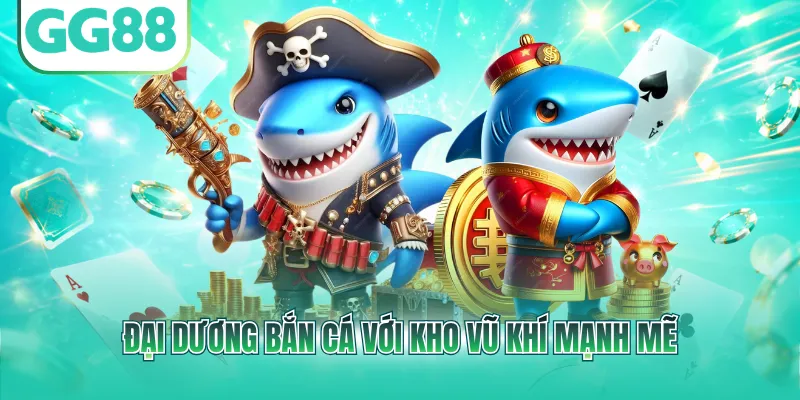 Đại dương bắn cá với kho vũ khí mạnh mẽ